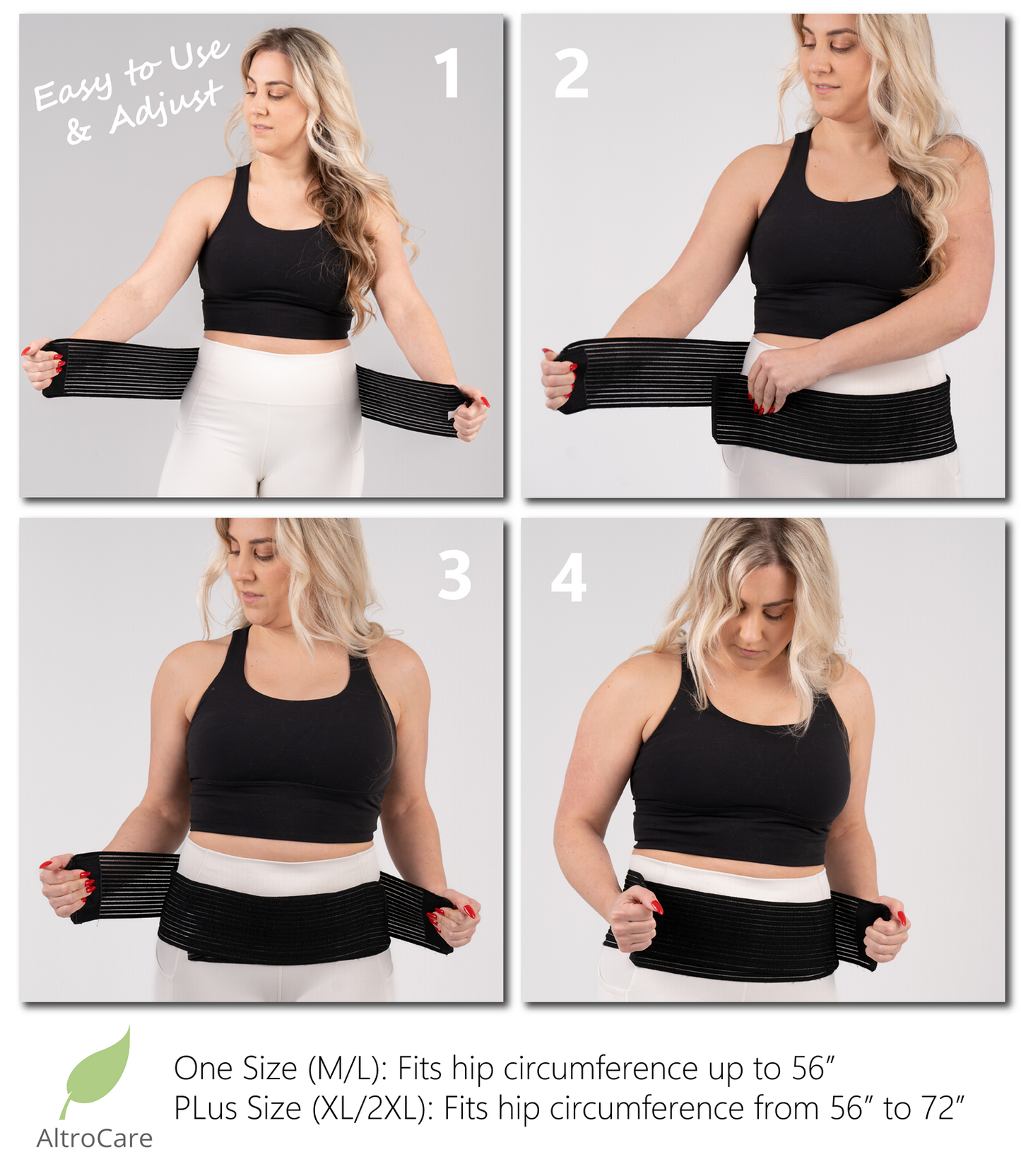 3-in-1 Hip Shrinker, Postpartum Back Support & Sacroiliac Pelvis Belt